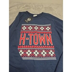 Where I'm From Holiday Houston Sweatshirt Size XL Women's Fleece Crew Neck